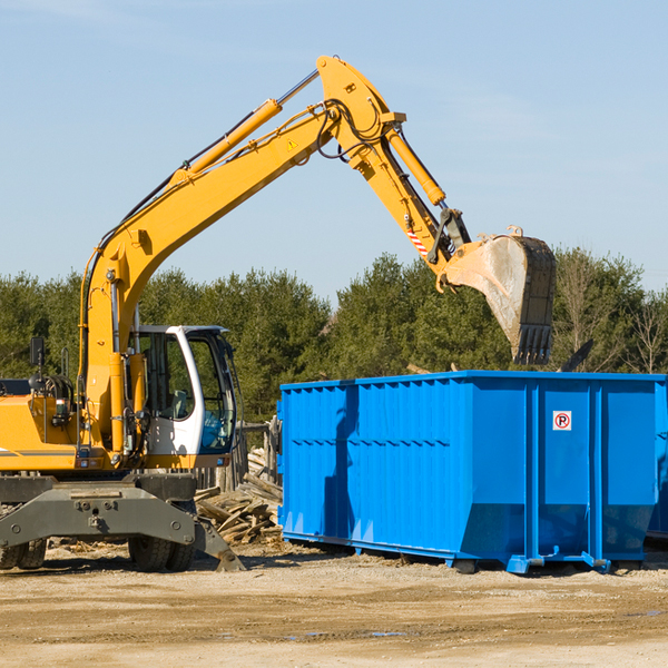 what are the rental fees for a residential dumpster in Bruceton Mills WV